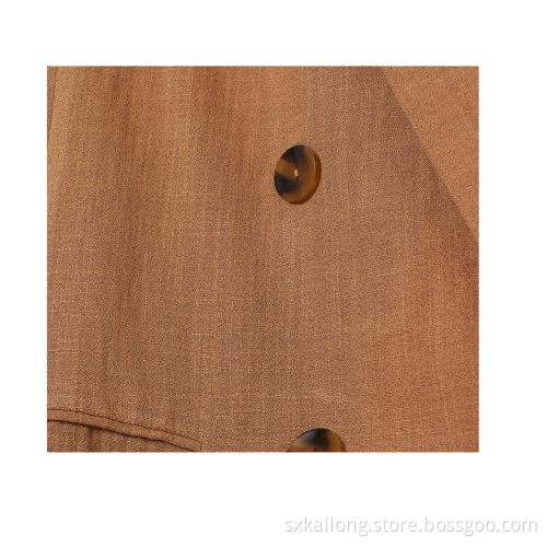 Ladies Suits Brown Blazer